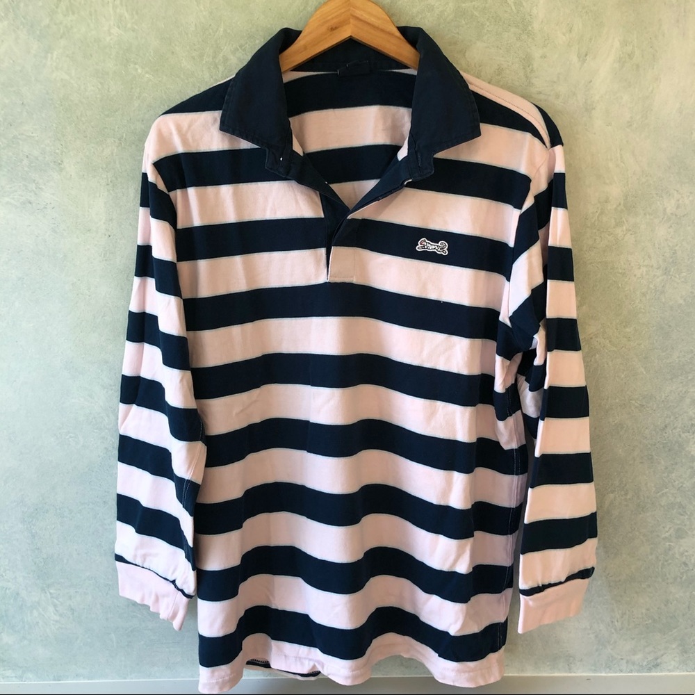 Le Tigre men’s long sleeve polo shirt, size large